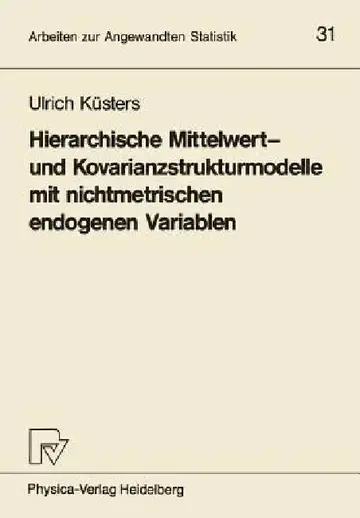 Cover of Hierarchische Mittelwert- Und Kovarianzstrukturmodelle Mit Nichtmetrischen Endogenen Variablen