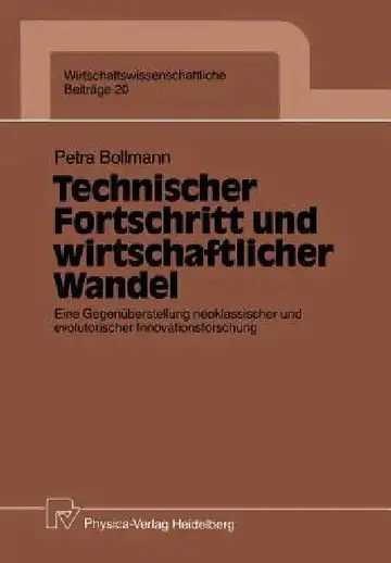 Cover of Technischer Fortschritt Und Wirtschaftlicher Wandel