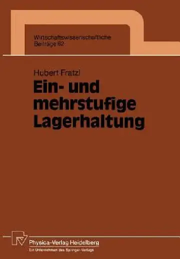 Cover of Ein- Und Mehrstufige Lagerhaltung