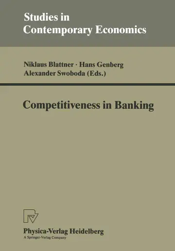 Cover of Competitiveness in Banking