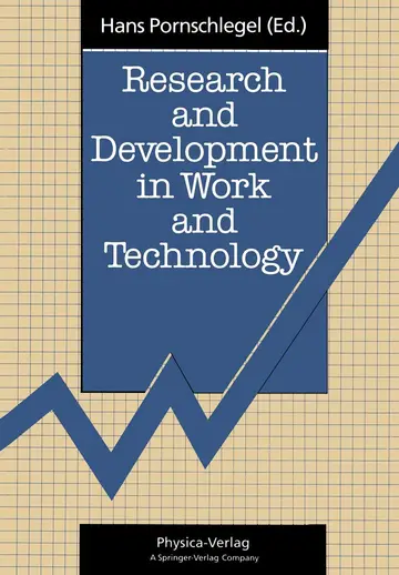 Cover of Research and Development in Work and Technology