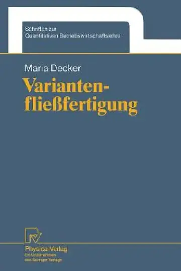 Cover of Variantenfließfertigung