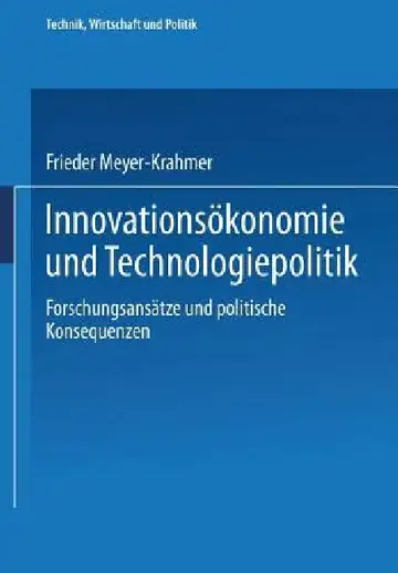 Cover of Innovationsökonomie Und Technologiepolitik