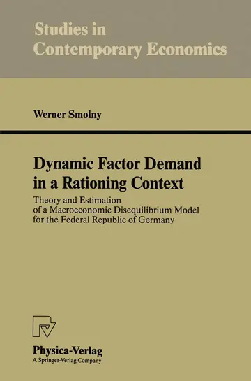 Cover of Dynamic Factor Demand in a Rationing Context