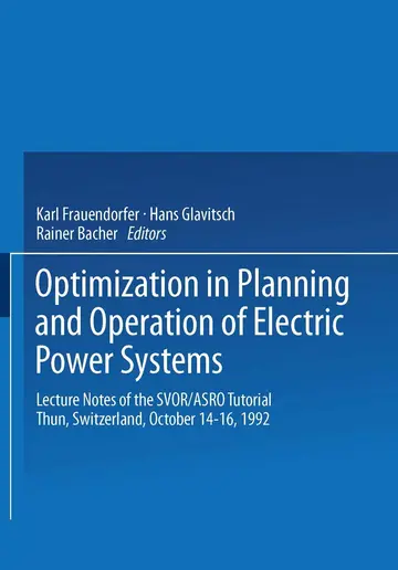 Cover of Optimization in Planning and Operation of Electric Power Systems