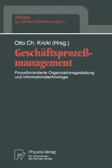 Cover of Geschäftsprozeßmanagement