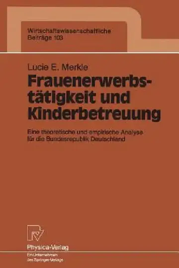 Cover of Frauenerwerbstätigkeit Und Kinderbetreuung