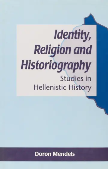Cover of Identity, Religion and Historiography