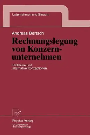 Cover of Rechnungslegung Von Konzernunternehmen