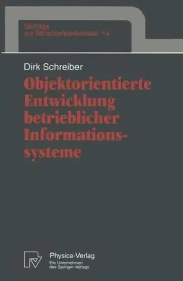 Cover of Objektorientierte Entwicklung Betrieblicher Informationssysteme
