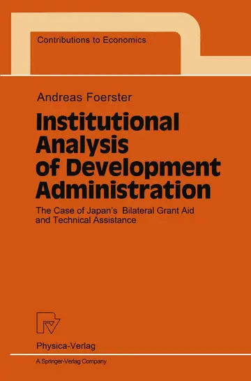 Cover of Institutional Analysis of Development Administration