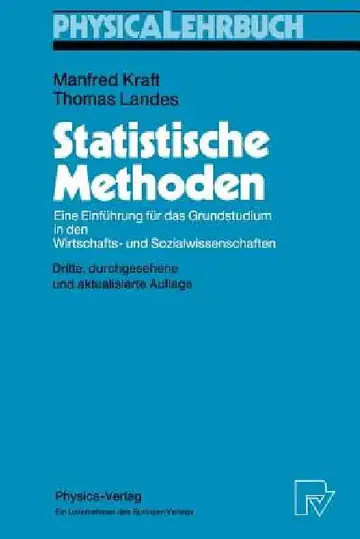 Cover of Statistische Methoden