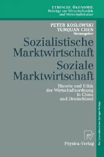Cover of Sozialistische Marktwirtschaft Soziale Marktwirtschaft