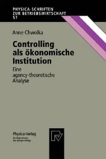 Cover of Controlling ALS Ökonomische Institution
