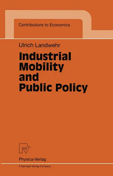 Cover of Industrial Mobility and Public Policy
