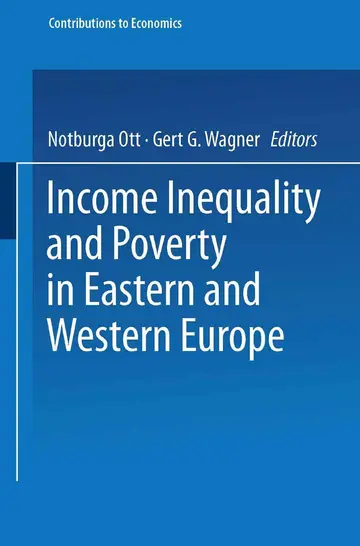 Cover of Income Inequality and Poverty in Eastern and Western Europe