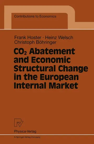 Cover of CO2 Abatement and Economic Structural Change in the European Internal Market
