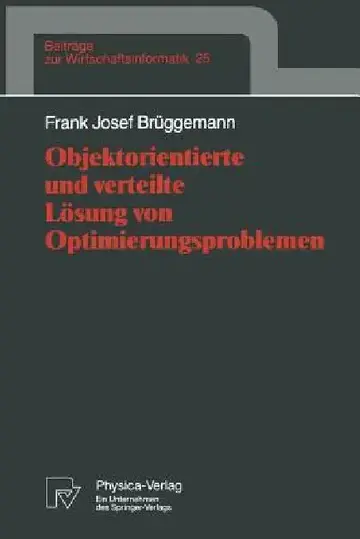Cover of Objektorientierte Und Verteilte Lösung Von Optimierungsproblemen