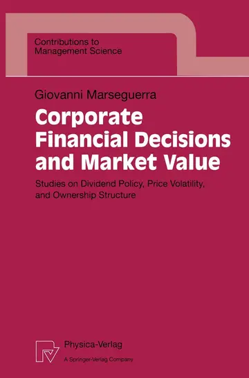 Cover of Corporate Financial Decisions and Market Value