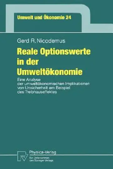 Cover of Reale Optionswerte in Der Umweltökonomie