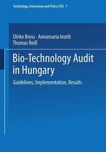 Cover of Bio-Technology Audit in Hungary