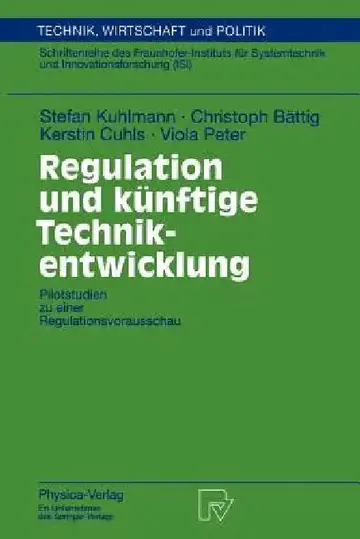 Cover of Regulation Und Künftige Technikentwicklung