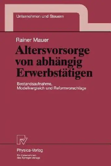 Cover of Altersvorsorge Von Abhängig Erwerbstätigen
