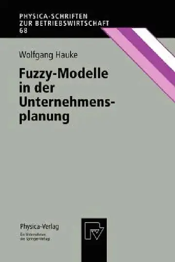 Cover of Fuzzy-Modelle in Der Unternehmensplanung