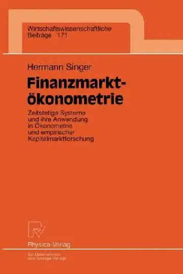 Cover of Finanzmarktökonometrie