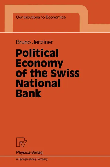 Cover of Political Economy of the Swiss National Bank