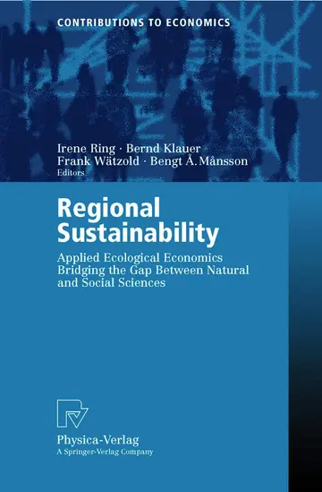 Cover of Regional Sustainability