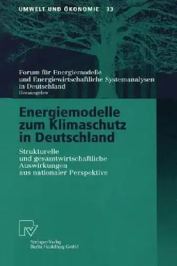 Cover of Energiemodelle Zum Klimaschutz in Deutschland