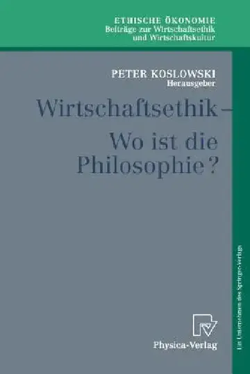 Cover of Wirtschaftsethik