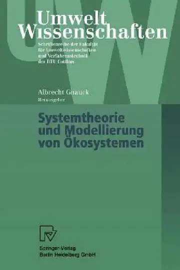 Cover of Systemtheorie Und Modellierung Von Ökosystemen