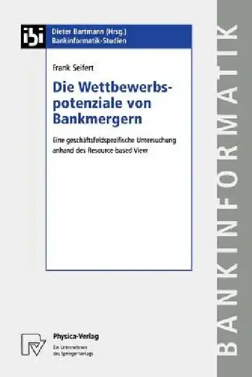 Cover of Die Wettbewerbspotenziale Von Bankmergern