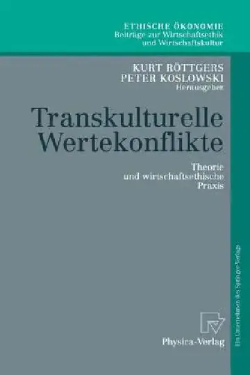 Cover of Transkulturelle Wertekonflikte