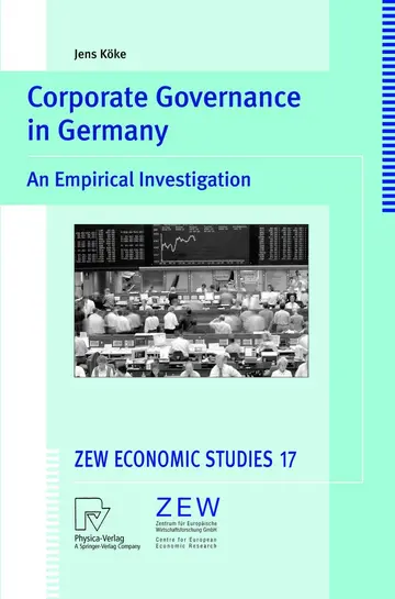 Cover of Corporate Governance in Germany