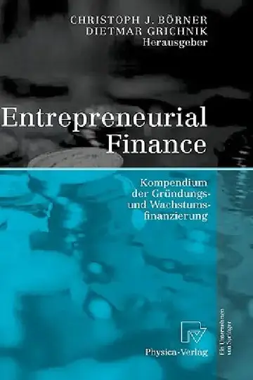 Cover of Entrepreneurial Finance