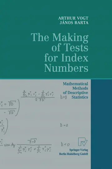Cover of The Making of Tests for Index Numbers