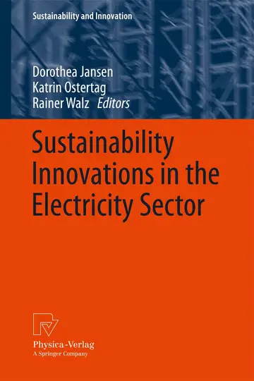 Cover of Sustainability Innovations in the Electricity Sector
