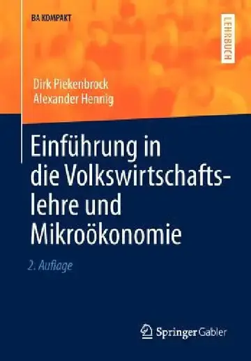 Cover of Einführung in Die Volkswirtschaftslehre Und Mikroökonomie