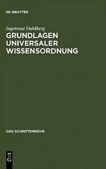 Cover of Grundlagen universaler Wissensordnung