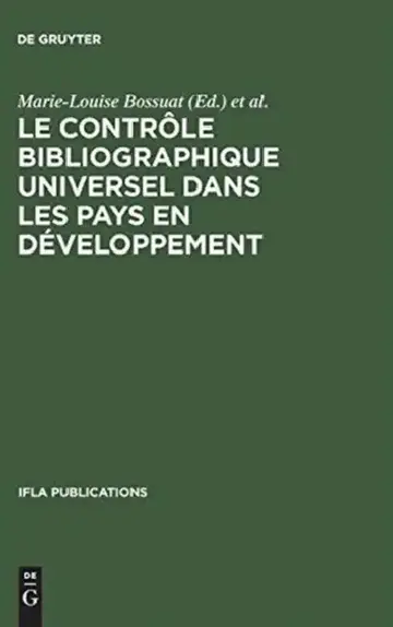 Cover of Le contrôle bibliographique universel dans les pays en développement