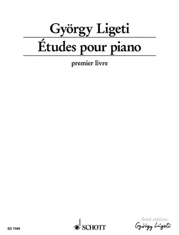 Cover of Etudes pour Piano