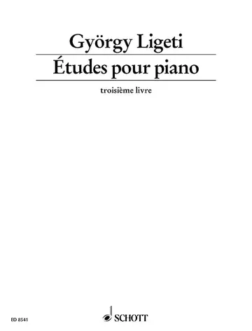 Cover of Etudes Pour Piano 1995-2001