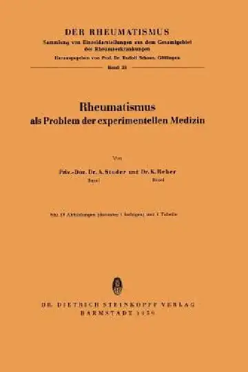 Cover of Rheumatismus