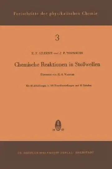 Cover of Chemische Reaktionen in Stosswellen
