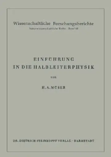 Cover of Einführung in Die Halbleiterphysik