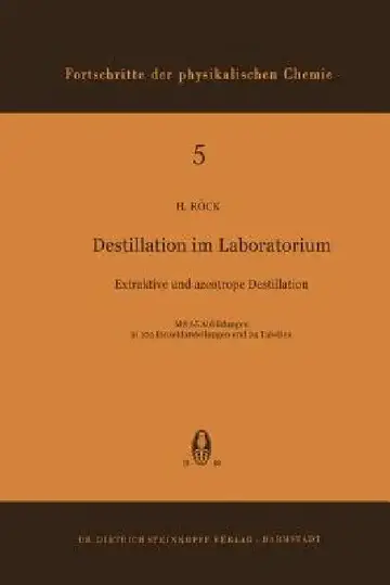 Cover of Destillation Im Laboratorium
