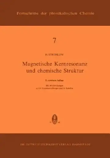 Cover of Magnetische Kernresonanz Und Chemische Struktur